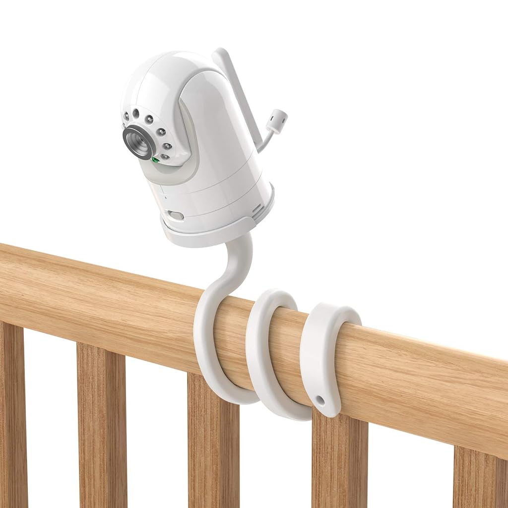 ZORBES® Flexible Baby Monitor Mount Compatible with Infant Optics Baby Monitor DXR-8 and DXR-8 Pro, Baby Camera Holder with Flexible Arm & Adjustable Clip ZORBES® Flexible Baby Monitor Mount Compatible with Infant Optics Baby Monitor DXR-8 and DXR-8 Pro, Baby Camera Holder with Flexible Arm & Adjustable Clip